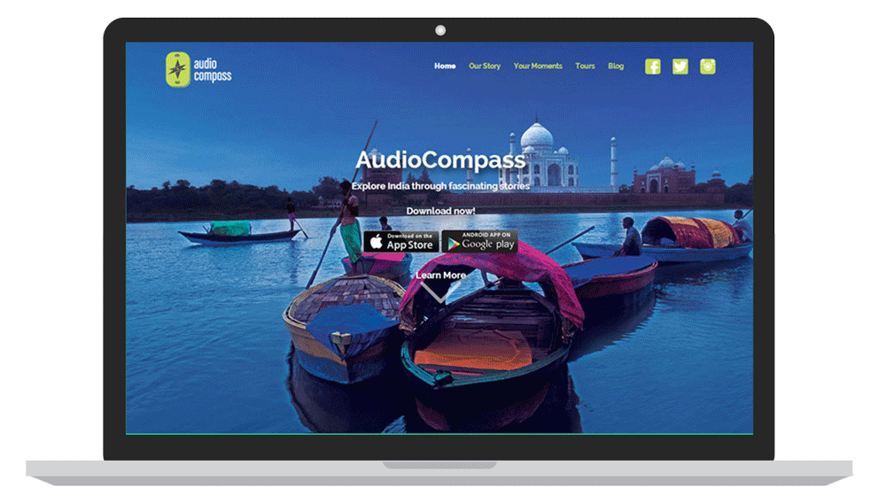 Audiocompass-Website